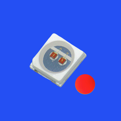 SMD3030 3,0x3,0 mm Rot Farbe 620-625nm 3-5LM 120° Wasserklare Linse PCT Bracket LED Chip
