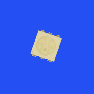 5050 RGB LED Diode 5,0x5,0mm Superhell 120 Deg 6 Pin Diffus Lens 0,3W SMD Chip