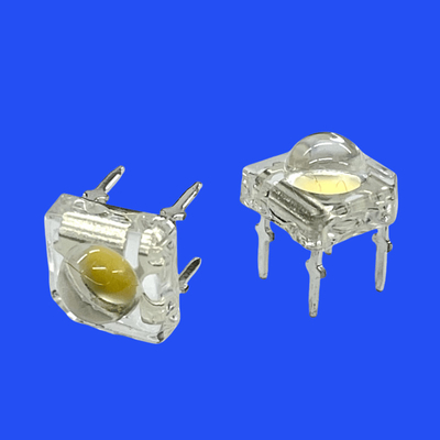 F5 Konvexe Linse Piranha LED Glühbirne 60° Natur Weiß Farbe Integrierte Zener 5mm LED für Eisenbahn