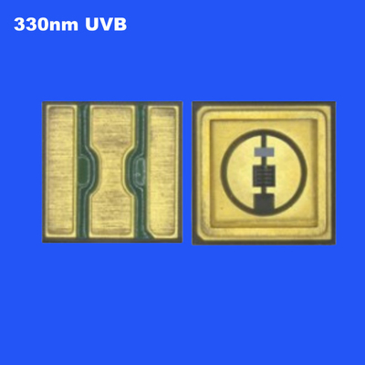 0.6W UVB 330nm 3535 SMD LED Keramikdichtung Hochstrahlkraft Wasserklare Linse 120 Grad zur Sterilisation